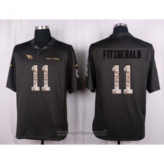 Maglia NFL Anthracite Arizona Cardinals Fitzgerald 2016 Salute To Service