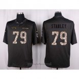 Maglia NFL Anthracite Baltimore Ravens Stanley Apagado Salute To Service 2016 Grigio
