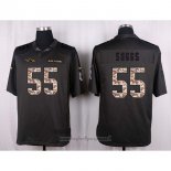 Maglia NFL Anthracite Baltimore Ravens Suggs Apagado Salute To Service 2016 Grigio