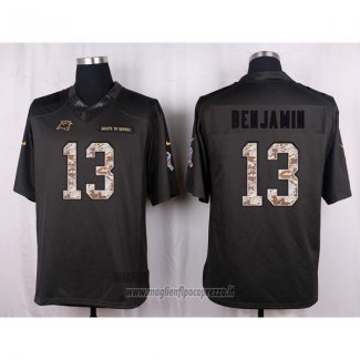 Maglia NFL Anthracite Carolina Panthers Benjamin 2016 Salute To Service