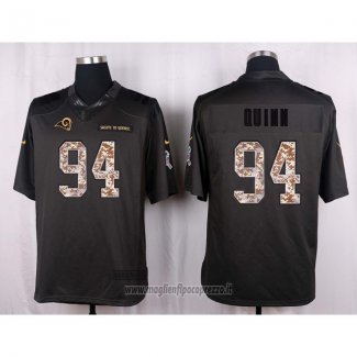Maglia NFL Anthracite Los Angeles Rams Quinn 2016 Salute To Service