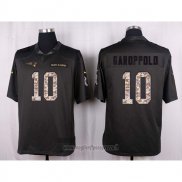 Maglia NFL Anthracite New England Patriots Garoppolo 2016 Salute To Service
