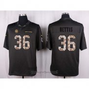 Maglia NFL Anthracite Pittsburgh Steelers Bettis 2016 Salute To Service