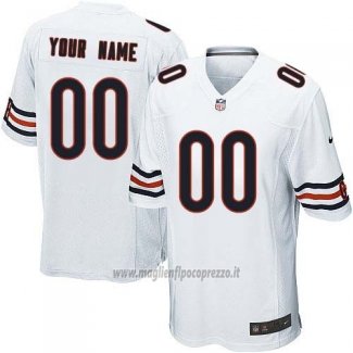 Maglia NFL Bambino Chicago Bears Personalizzate Bianco