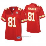 Maglia NFL Donna Kansas City Chiefs Kelvin Benjamin Pro Line Rosso