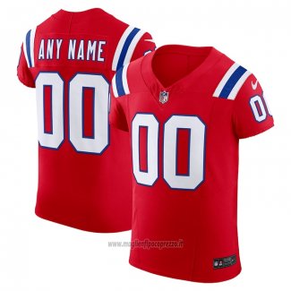 Maglia NFL Elite New England Patriots Vapor F.U.S.E. Personalizzate Rosso