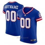 Maglia NFL Elite New York Giants Vapor F.U.S.E. Personalizzate Blue