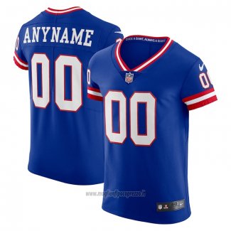 Maglia NFL Elite New York Giants Vapor F.U.S.E. Personalizzate Blue