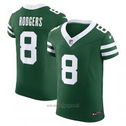 Maglia NFL Elite New York Jets Aaron Rodgers Vapor F.U.S.E. Verde