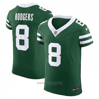 Maglia NFL Elite New York Jets Aaron Rodgers Vapor F.U.S.E. Verde