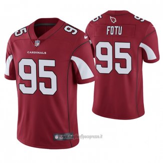 Maglia NFL Game Arizona Cardinals 95 Leki Fotu 2020 Vapor Untouchable Rosso