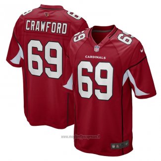 Maglia NFL Game Arizona Cardinals Jack Crawford Rosso