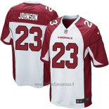 Maglia NFL Game Arizona Cardinals Johnson Bianco Rosso2