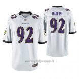 Maglia NFL Game Baltimore Ravens Bronson Kaufusi Bianco