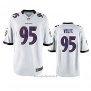Maglia NFL Game Baltimore Ravens Derek Wolfe Bianco