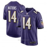 Maglia NFL Game Baltimore Ravens Sammy Watkins Viola