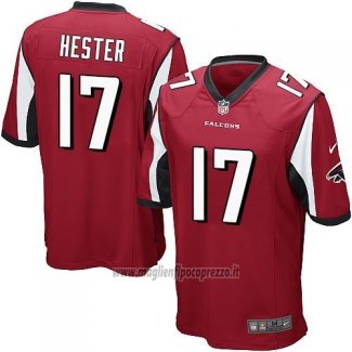 Maglia NFL Game Bambino Atlanta Falcons Hester Rosso