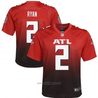 Maglia NFL Game Bambino Atlanta Falcons Matt Ryan 2nd Alternato Rosso