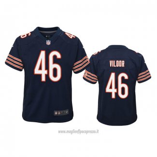 Maglia NFL Game Bambino Chicago Bears Kindle Vildor Blu