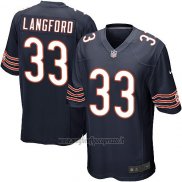Maglia NFL Game Bambino Chicago Bears Langford Bianco Nero