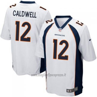 Maglia NFL Game Bambino Denver Broncos Caldwell Bianco