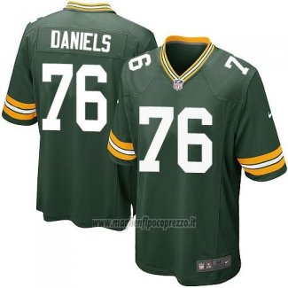 Maglia NFL Game Bambino Green Bay Packers Daniels Verde Militar