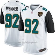 Maglia NFL Game Bambino Jacksonville Jaguars Werner Bianco