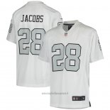 Maglia NFL Game Bambino Las Vegas Raiders Josh Jacobs Bianco Color Rush