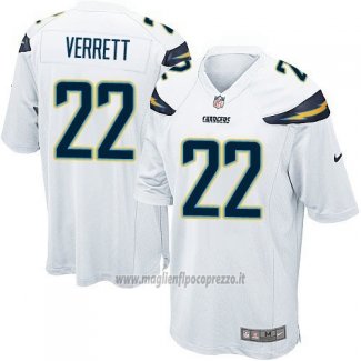 Maglia NFL Game Bambino Los Angeles Chargers Verrett Bianco