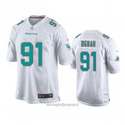 Maglia NFL Game Bambino Miami Dolphins Emmanuel Ogbah Bianco