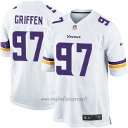 Maglia NFL Game Bambino Minnesota Vikings Griffen Bianco