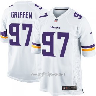 Maglia NFL Game Bambino Minnesota Vikings Griffen Bianco