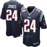 Maglia NFL Game Bambino New England Patriots Jones Nero