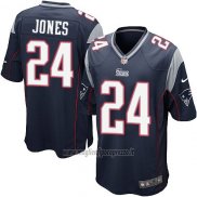 Maglia NFL Game Bambino New England Patriots Jones Nero