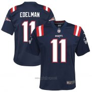 Maglia NFL Game Bambino New England Patriots Julian Edelman Blu