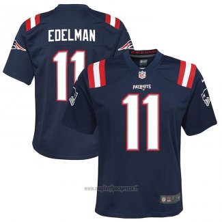 Maglia NFL Game Bambino New England Patriots Julian Edelman Blu