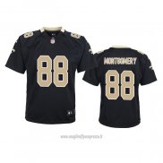 Maglia NFL Game Bambino New Orleans Saints Ty Montgomery Nero