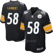 Maglia NFL Game Bambino Pittsburgh Steelers Lambert Nero