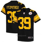 Maglia NFL Game Bambino Pittsburgh Steelers Minkah Fitzpatrick Nero Color Rush