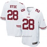 Maglia NFL Game Bambino San Francisco 49ers Hyde Bianco