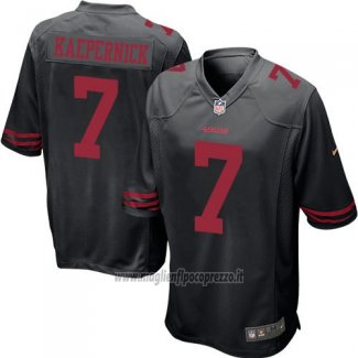 Maglia NFL Game Bambino San Francisco 49ers Kaepernick Nero