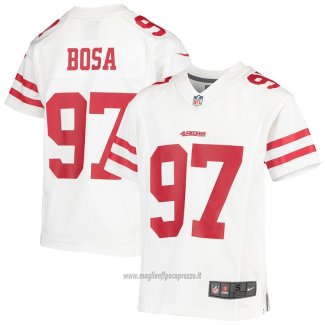 Maglia NFL Game Bambino San Francisco 49ers Nick Bosa Bianco