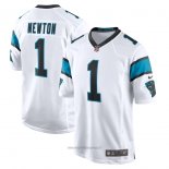 Maglia NFL Game Carolina Panthers Cam Newton Bianco