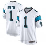 Maglia NFL Game Carolina Panthers Cam Newton Bianco