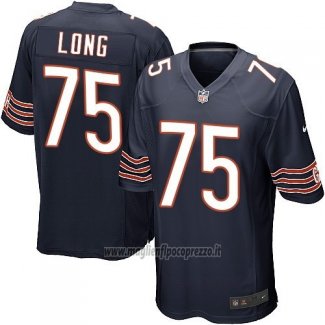 Maglia NFL Game Chicago Bears Long Bianco Nero