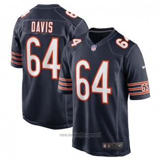 Maglia NFL Game Chicago Bears Nate Davis Nero