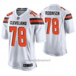 Maglia NFL Game Cleveland Browns Greg Robinson Bianco