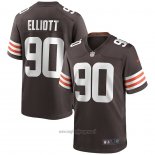 Maglia NFL Game Cleveland Browns Jordan Elliott 90 Marrone