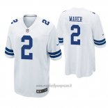 Maglia NFL Game Dallas Cowboys Brett Maher Bianco