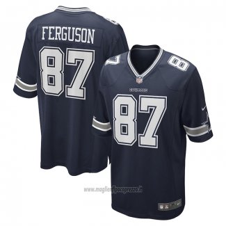 Maglia NFL Game Dallas Cowboys Jake Ferguson Blu